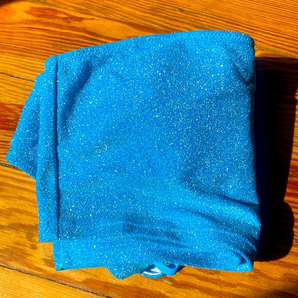 Sparkly Blue High Waist bikini set - Picture 3 of 3